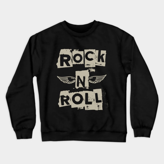 ROCK N ROLL Crewneck Sweatshirt by BG305